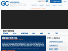 Tablet Screenshot of gandccorp.com